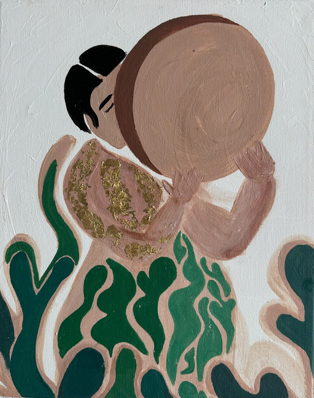 Abstract painting by Rim Fartat, 2025, acrylic on canvas